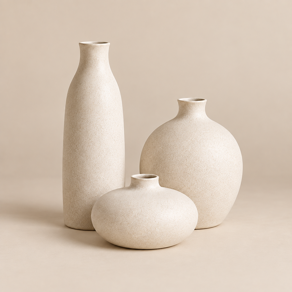 VORQILO™ Nordic Ceramic Vase Set primary image