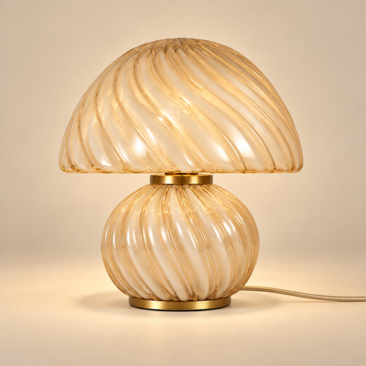 VORQILO™ Vintage Glass Mushroom Table Lamp primary image