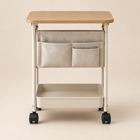 VORQILO™ Multi-Function Mobile Side Table Organizer primary image